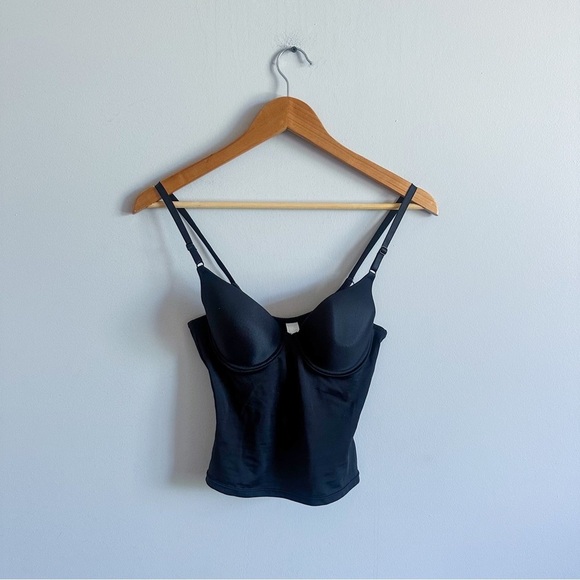 Flexees Other - 3/$20⚡️Flexees Maidenform Black Shapewear Bra Tank Top Sleeveless Bustier